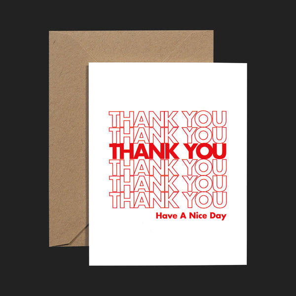 TERRAPIN "THANK YOU HAVE A NICE DAY" CARDS (PACK OF 6)